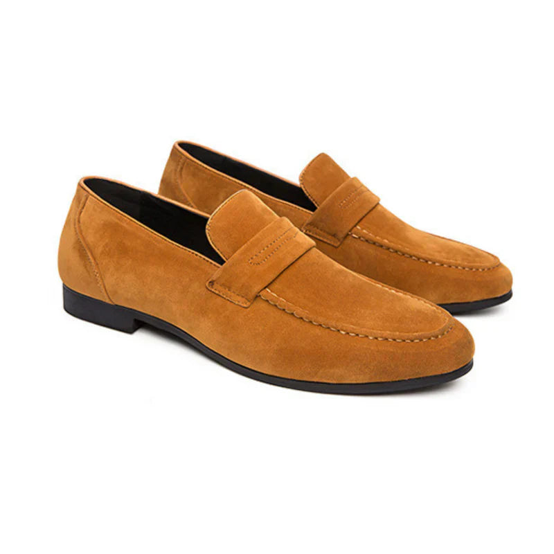 M&M™ Eski Para Süet Penny Loafer'Lar